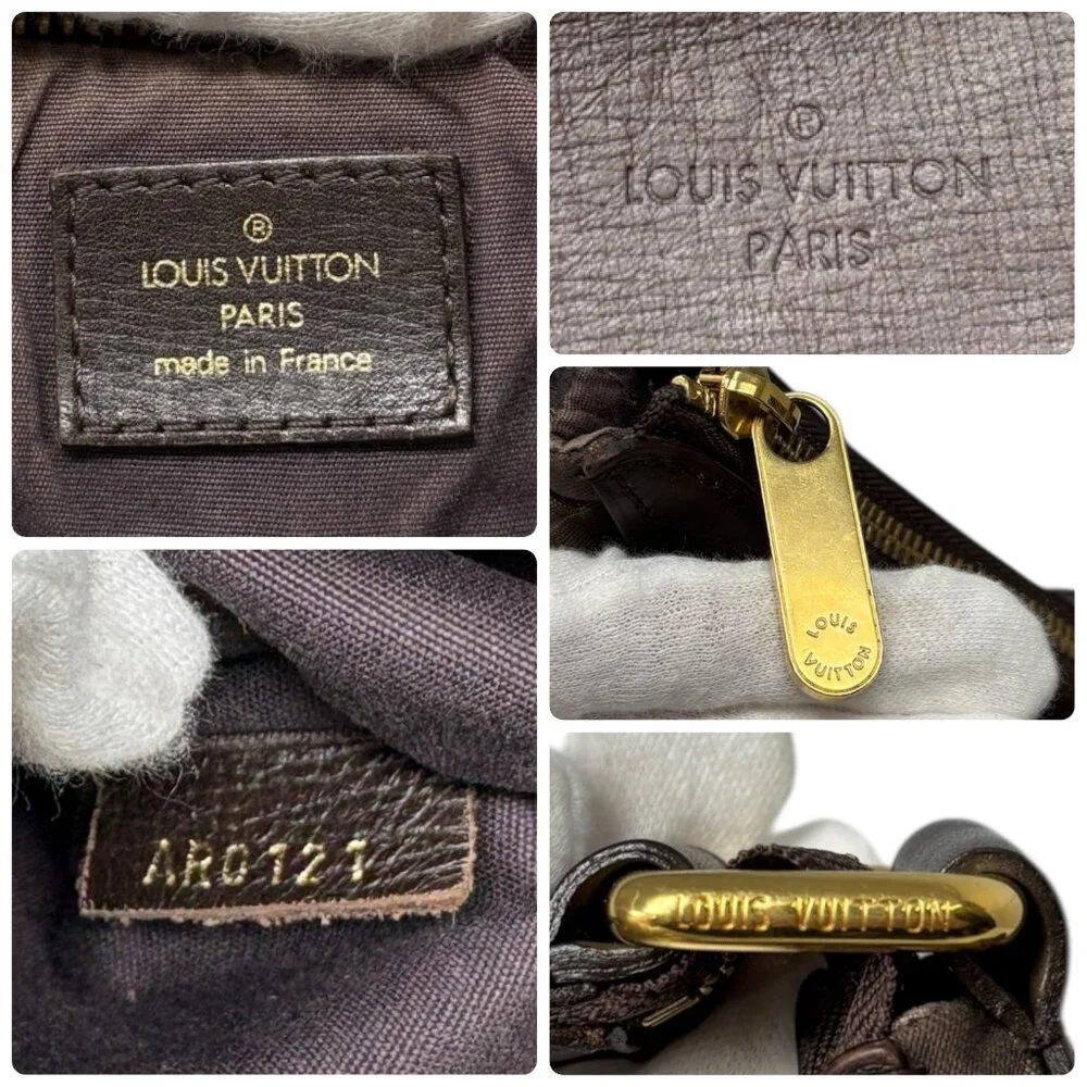 LOUIS VUITTON Vintage Monogram Rhapsody Crossbody Bag Brown Gold Canvas [106263] - Picture 14 of 14